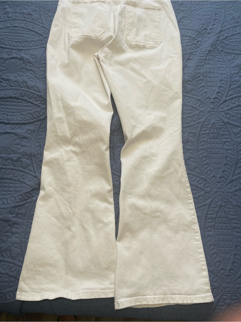 High-Rise white Flare Jeans for Women